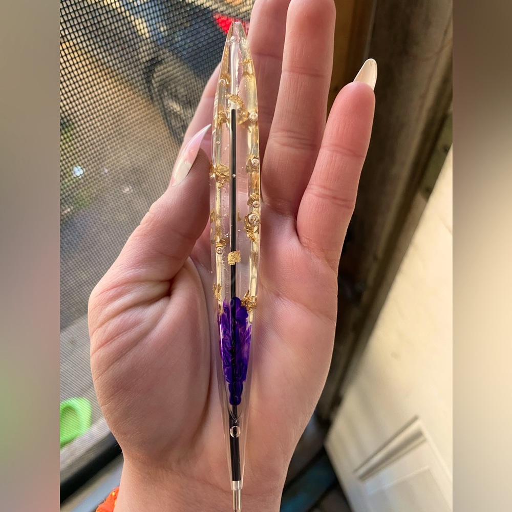 Homemade resin pen